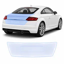 Антигравійна захисна бронеплівка за лекалами для Audi TT 8S 2014-2023 - зона кришки багажника