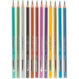 Олівці кольорові Cool For School Metallic 12 кольорів (CF15168) - мініатюра 3
