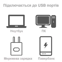 Світлячок LED лампочка нічник Світлодіодний USB світильник підсвічування UKC - мініатюра 7