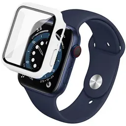Захисний чохол зі склом Choice для Apple Watch 42 мм Білий - мініатюра 2