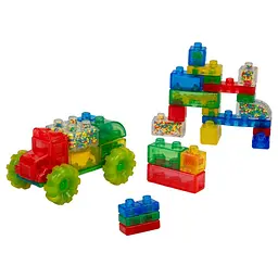 Дитячий сенсорний конструктор "Машинка врум-врум!" Jelly Blox 931694J 30 деталей - мініатюра 2