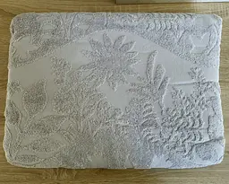 Простирадло махрове жакардове Parisa Home Premium 200х220 щільність 470 г/м2 сіре - мініатюра 4