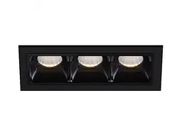Світильник точковий врізний KLOODI KD-POINT 3X2 6W 3K BK - мініатюра 4
