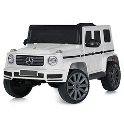Джип M 5803EBLR-1 2.4G радіокер. 1 акум.12V9A, 4 мот.35W, MP3, USB, кол.EVA, шкір.сид., муз., світло, білий