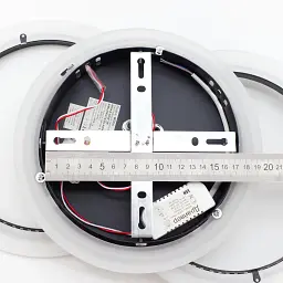 Cвітлодіодна люстра MOKA 3R 60 Вт 440x250x70 мм Чорна ESLLSE - мініатюра 8