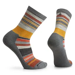 Термошкарпетки чоловічі Smartwool Everyday Joviansphere Crew 34-37 Сірий-Червоний - мініатюра 2