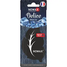 Ароматизатор повітря целюлозний Nowax серія Delice Black Ice NX00077