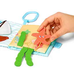 Розвиваюча м'яка книжка BabyOno Sea World - мініатюра 5