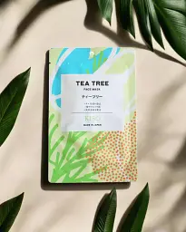 KISOCARE Tea Tree Face Mask тканинна маска з чайним деревом, 1 шт - мініатюра 2