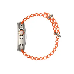 Ремінець силіконовий Hoco iWatch WA12 marine double buckle 38/ 40/ 41 mm помаранчевий - мініатюра 3