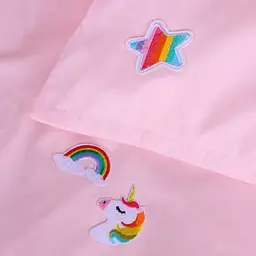 Дитяча постільна білизна MIRSON BABY Poplin Edition Unicorn Powdery 110х160см (2200013086109) - мініатюра 2