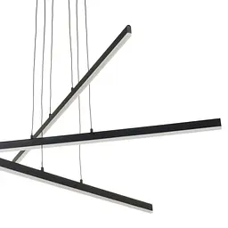 Люстра підвісна Brille світлодіодна 48W WW BK (BL-832S/3) - мініатюра 2