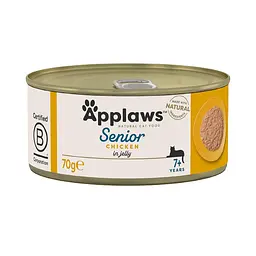 Консервований корм для кішок похилого віку Applaws Senior Chicken in Jelly з куркою в желе