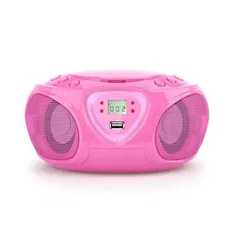 Музичний Бумбокс Auna Roadie CD Boombox FM Radio Light Show (10029815) - мініатюра 5