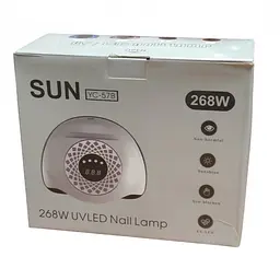 Лед уф лампа для нігтів від мережі біла LED UV Sun YC 57B - мініатюра 7