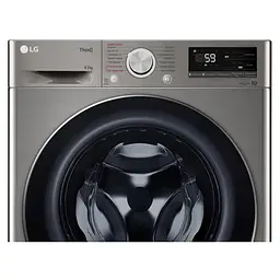Пральна машина LG фронтальна 85 кг 1200 A+++ 48 см дисплей пара інвертор білий - мініатюра 10