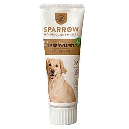 Ласощі для собак SPARROW Leberwurst з конопляним маслом