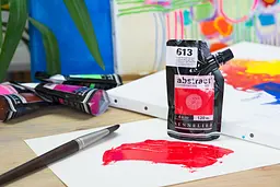Акрилова фарба Sennelier Abstract, 120 мл, Кадмій червоний світлий відтінок (Cadmium Red Light Hue) - мініатюра 3