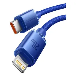 Дата кабель USB-C to Lightning 1.2m 20W blue Baseus (CAJY000203) - мініатюра 2