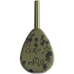 Грузило Brain In-Line Flat Lead 42g 2шт/уп Green