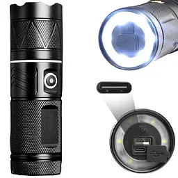 LED Ліхтарик X-Balong 50W 15 см PowerBank Повербанк (BL-G87-GT30)