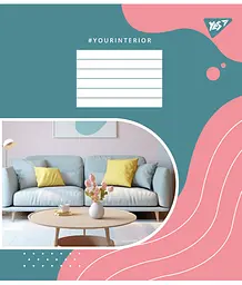 Набір зошитів Yes Your interior А5 в лінійку 60 аркушів 10 шт. (767164) - мініатюра 6