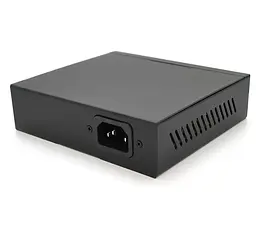 POE-комутатор Merlion BTD6004 4xPOE 10/100 + 2 RJ45 10/100, вбудований блок живлення 52 В 1,05 А - мініатюра 3