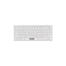 Клавіатура Maxxter KBM-C01W-UA USB UA White (KBM-C01W-UA)