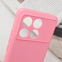 Чохол TPU GETMAN Liquid Silk Full Camera для Xiaomi Poco X6 Pro Рожевий / Pink - мініатюра 5