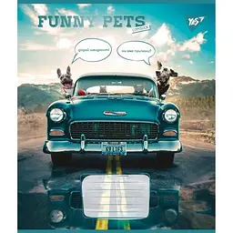 Зошит учнівський "Funny pets" Yes 767168 96 аркушів Різнокольоровий
