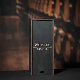 Подарунковий набір віскі Whiskey Stones №11 графин Larus у дерев'яному пеналі - мініатюра 8