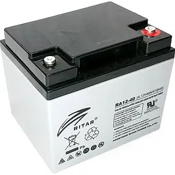 Акумулятор Ritar AGM 12V/40Ah/480Wh [RA12-40] [125652] - мініатюра 2