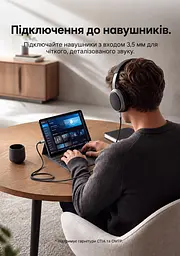 Аудіокабель-перехідник із ЦАП Vention 1 м DAC від штекера USB-C до штекера mini-jack 3,5 мм потрібне джерело USB-C з цифровим аудіо для навушників колонок і підсилювачів гарнітури CTIA/OMTP музика й навігація в авто з AUX IN 3,5 мм аудіо 16 біт / 48 кГц бавовняне обплетення подовжений захист від перегину посилене з’єднання сріблясто-сірі корпуси чорний кабель і чорні акценти на штекерах (BINHF) - мініатюра 7