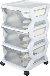 Модульний комод Insieme 3C, 36x40x62h 3 висувні ящики, білий