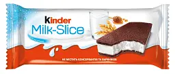 Упаковка бісквітів Kinder Milk Slice з молочною начинкою 20 шт х 28 г - мініатюра 3