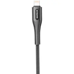 Кабель SkyDolphin S01L USB - Lightning (M/M), 1 м, Чорний (USB-000581)