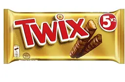 Батончик Twix з карамеллю та молочним шоколадом 5х50 г (5000159563918)