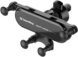 Тримач ColorWay на телефон Gravity Sensor Holder Black