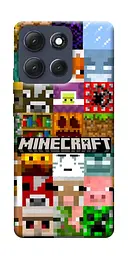TPU чохол Demsky Minecraft collage для Motorola Moto G86 Power