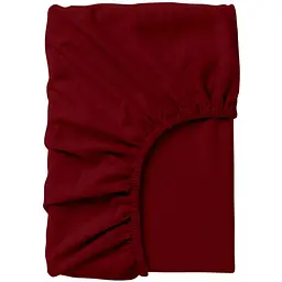 Простирадло варена бавовна на резинці для коляски та люльки Cosas Ruby 40х80х5 см (79WashedCottonBordo_FittedStroller_40х80)