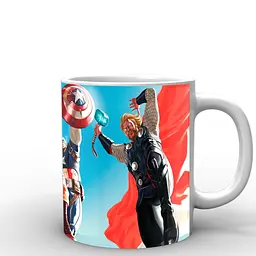 Кухоль GeekLand Avengers Месники фан арт AG.02.010 330 мл білий - мініатюра 3
