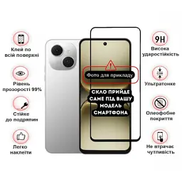 Скло захисне BeCover Tecno Spark 40C 4G (KM4k) Black (714371) - мініатюра 3