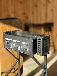 Органайзер для приправ kitchenware AND-2, двоярусна стійка для посуду + спецівниця, багатофункціональна сушарка посуду та спецій, містка полиця для спецій з кухонними шафами - мініатюра 3