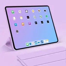 Чохол-книжка BeCover Tri Fold Soft TPU Silicone для Apple iPad Air 11" M2/M3 2024/2025 Purple (711411) - мініатюра 8