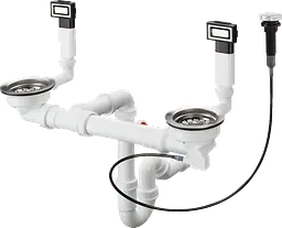 Сифон для кухонної мийки Hansgrohe D15-11 chrome 43932800