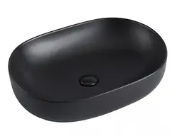 Раковина накладна Volle Vis 60x41,5x13,5 см black matt 1301.005004, Чорний матовий