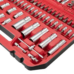 Набір інструментів 1/2"&1/4" 110 од. Intertool ET-9108 - мініатюра 3