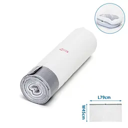 Пакети для котячого лотка, розмір L45×W79 см, білий