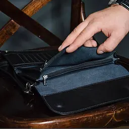 Чоловічий шкіряний клатч GRANDE PELLE 22,5х13х4 см sum0023149 - мініатюра 3