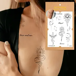 Тату тимчасове BALANCE Tattooshka LB-172 Чорний shop (4825800012062) - мініатюра 2